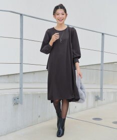 Tiaclasse L 【洗える】ドッキングティアードワンピース