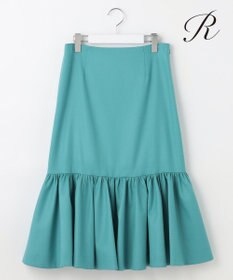 23区 L 【R(アール)】カラーウールツイル ティアードスカート