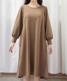 Tiaclasse L 【洗える】ドッキングティアードワンピース