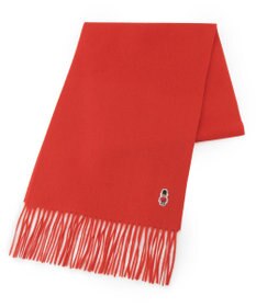 MOONBAT 【WEB限定】MACKINTOSH PHILOSOPHY バッキンガムベア ワッペン付 無地 マフラー