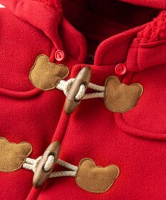 MIKI HOUSE HOT BISCUITS 【80-120cm】 フリースボンディング ダッフルコート