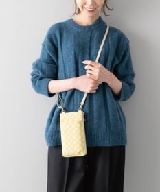 MIYABIYA La quoh with kirakaracho 南蛮七宝プリントレザー スマホポシェット