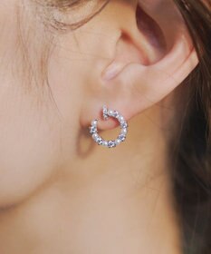 Tiaclasse 【金属アレルギー対応】ストーンサークルピアス