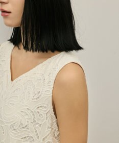 GRACE CONTINENTAL フラワーカットワークワンピース