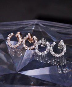 Tiaclasse 【金属アレルギー対応】ストーンサークルピアス