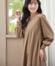 Tiaclasse L 【洗える】ドッキングティアードワンピース