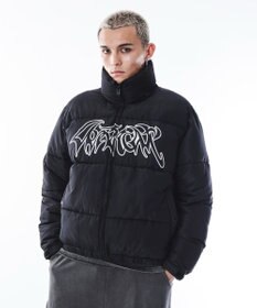 WEGO 【ユニセックス着用ITEM/MLサイズ展開】パファーグラフィックブルゾン