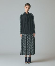 GRACE CONTINENTAL ドットコンビブラウス