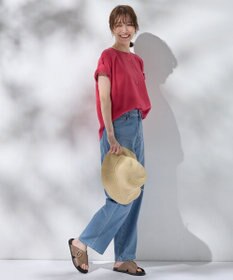 ANY 【手洗い可】ヨーロピアンリネンツイストスリーブブラウス