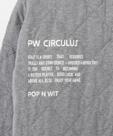 PW CIRCULUS 【裏地付き/防寒】【MEN】キルティングスエットプルオーバー
