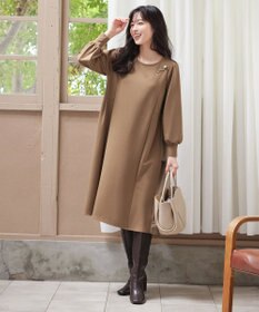 Tiaclasse L 【洗える】ドッキングティアードワンピース