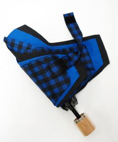 +RING 【UVカット90%以上】プラスリング UNISEX 折傘55cm BLU T875