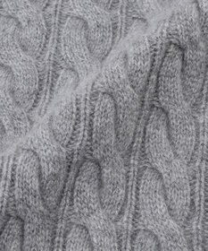 BEIGE， 【洗える】SEDONA / ウールカシミヤケーブルストール