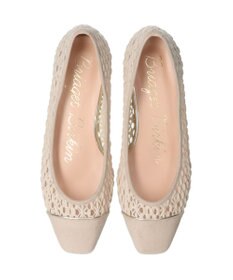 Bridget Birkin 【Bridget Birkin】レースチュール切り替えパンプス