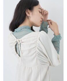 earth music&ecology シアーハイネックメロープルオーバー