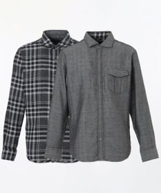 JOSEPH ABBOUD 【キングサイズ】リバーシブルチェック シャツ