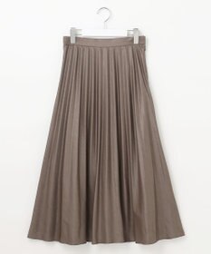 J.PRESS LADIES S 【洗える】Mistyスラブツイル プリーツ スカート