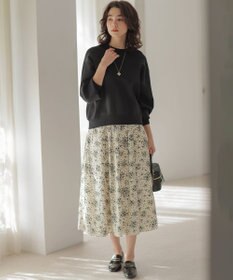 組曲 L オーガンスウェット ニット