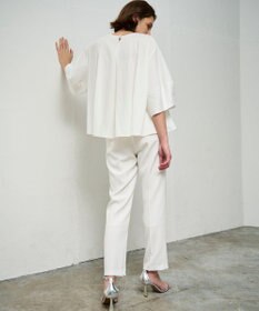 GRACE CONTINENTAL ダブルクロススリムパンツ