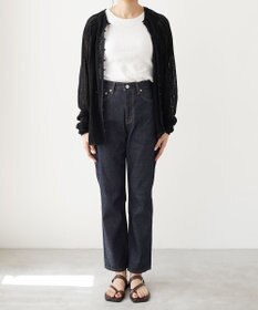 woadblue ＜坪田あさみさんコラボ＞ワイドテーパード  デニムパンツ