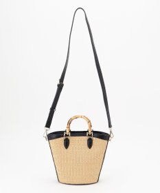 23区 【CLASSY.6月号掲載/Oggi4月号掲載】雑材 バンブー ハンドル ショルダー