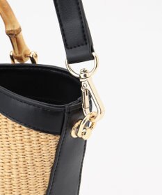 23区 【CLASSY.6月号掲載/Oggi4月号掲載】雑材 バンブー ハンドル ショルダー