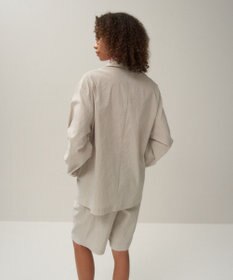 ATON STRETCH NYLON LINEN | ジップアップジャケット - UNISEX