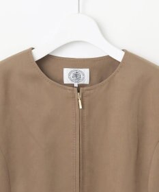 J.PRESS LADIES L 【洗える】シルセームスエード ブルゾン