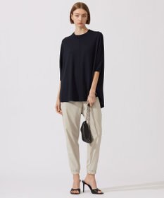 ICB 【新色追加・接触冷感・UVカット・洗える】 ヴィスコースナイロンハイゲージ 半袖プルオーバー