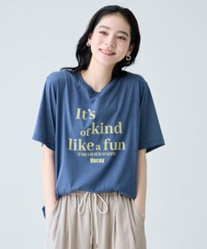ANY シアーネップロゴＴシャツ