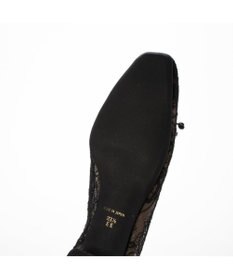 Riz raffinee <Riz raffinee>リボン付きレースフラットシューズ