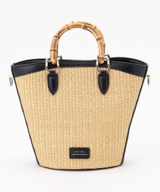 23区 【CLASSY.6月号掲載/Oggi4月号掲載】雑材 バンブー ハンドル ショルダー