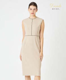 BEIGE， CINDY / クルーネックドレス