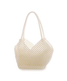 UNBILLION カシュカシュ cachecache / ビーズハート手提げバッグ