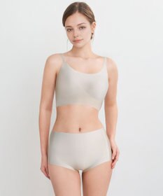 WACOAL 【GOCOCi ゴコチ】 ノンワイヤー ハーフトップ 伸びのよい素材を使用 ムレにくく快適 フラット仕上げ ホックなし ブラトップ レディース CGG220 /ワコール