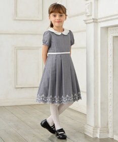 ANY KIDS 【2点セット】ジャケット＋裾刺繍ワンピース