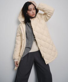 UNFILO マイビューティ タックワイドパンツ