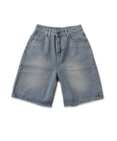 WEGO ワイドハーフデニムパンツ