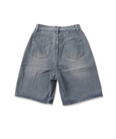 WEGO ワイドハーフデニムパンツ