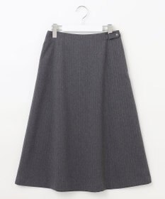 J.PRESS LADIES S 【洗える】LANATEC シャークスキン&ヘリンボーン スカート