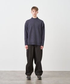 ATON WOOL MOULINE | モックネックセーター - UNISEX