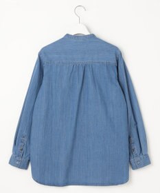 J.PRESS LADIES 【洗える・セットアップ対応】5ozバージラコンパクト ピンタック ブラウス