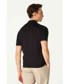 DAKS John Smedley for DAKS ハウスストライプポロシャツ