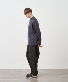 ATON WOOL MOULINE | モックネックセーター - UNISEX