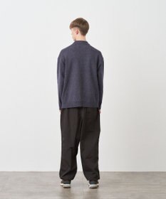 ATON WOOL MOULINE | モックネックセーター - UNISEX