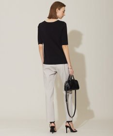 ICB 【洗える】シルクヴィスコースハイゲージ プルオーバー