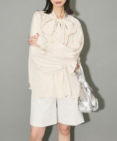 Green Parks ボウタイリボンブラウス