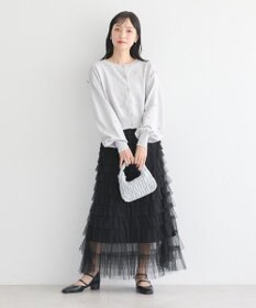 earth music&ecology パール＆ビジューカーディガン