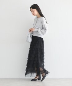 earth music&ecology パール＆ビジューカーディガン