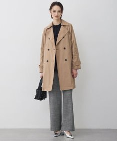 ICB 【2WAY仕様】メモリーストレッチタフタ トレンチコート